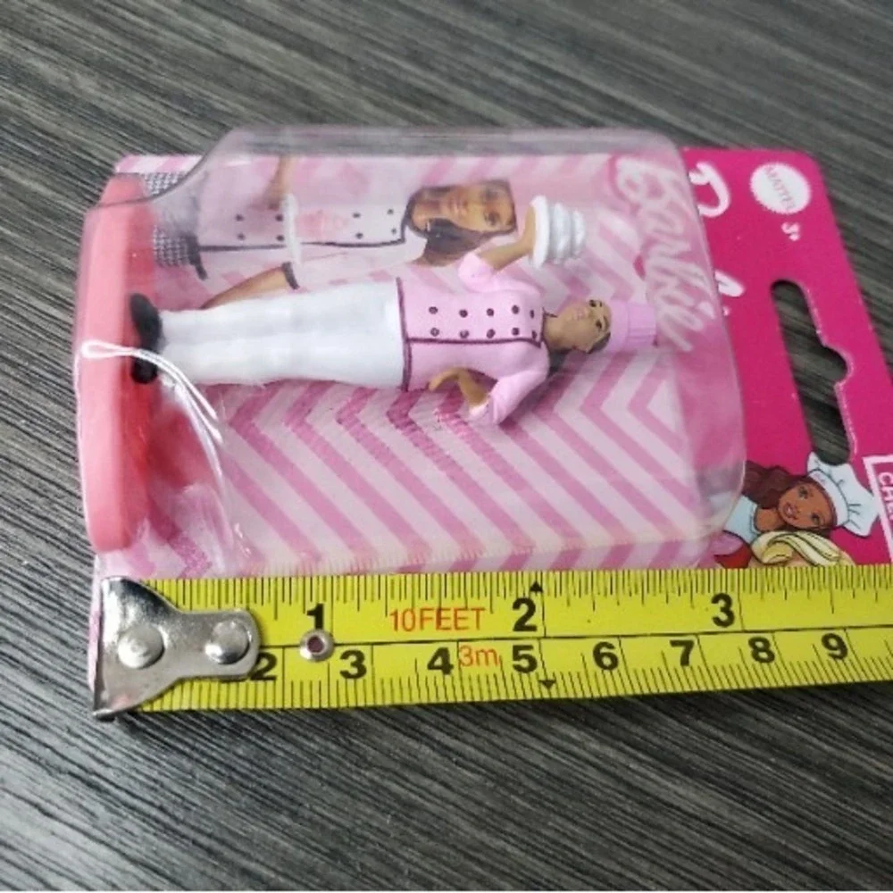 BARBIE Figure Cake Topper Toy Figurine Hispanic Chef Barbie Doll Baker